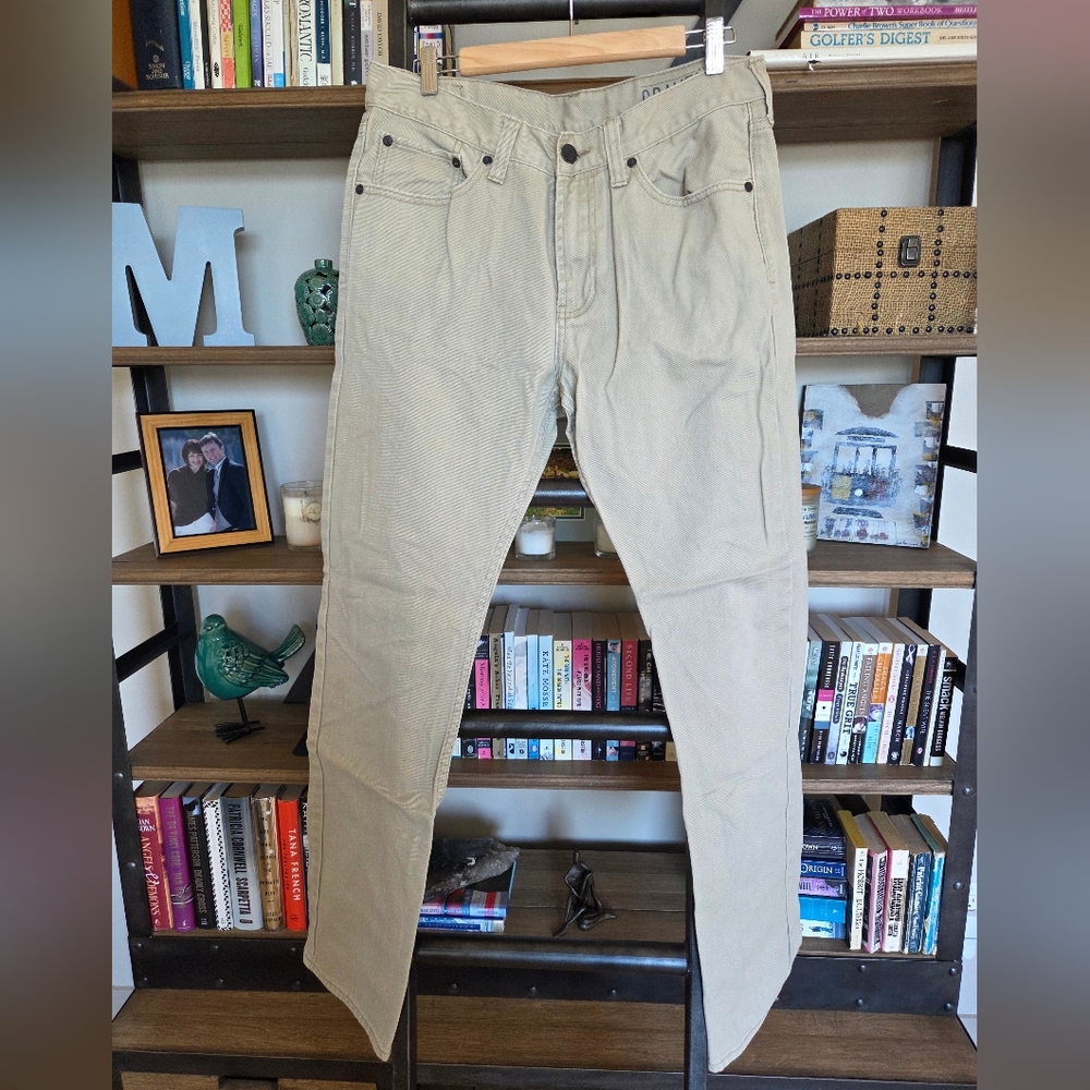 Bullhead Khaki Denim Pants, Size 32W x 32L